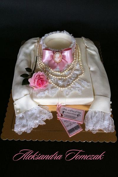 Lady's Vintage Shirt Cake - Cake by Aleksandra Tomczak