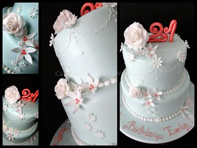 For 21st Birthday - Cake by Cakeland by Anita Venczel