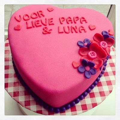 Heart shape cake - Cake by marieke