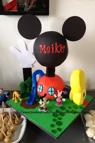 mickey mouse club house cake - Cake by Tabi Lavigne