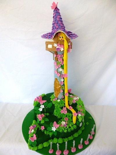 Rapunzel Tower cake - Cake by Gulnaz Mitchell
