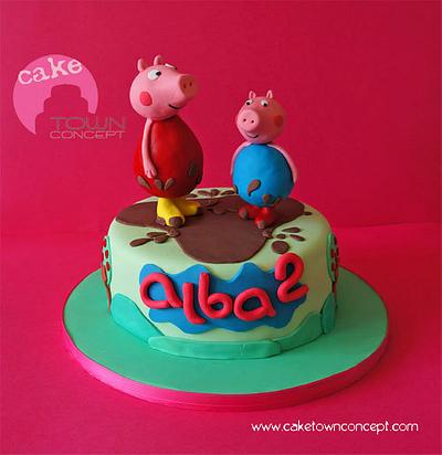 Peppa and George Pig!!! - Cake by Caketown