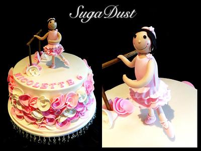 Ballerina on Bar - Cake by Mary @ SugaDust