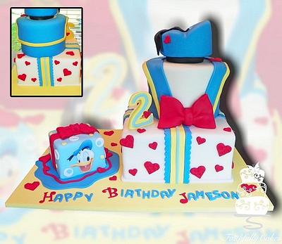 Donald Duck Second Birthday - Cake by FaithfullyCakes