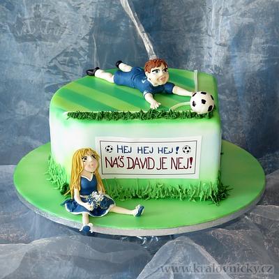 Football player - Cake by Eva Kralova