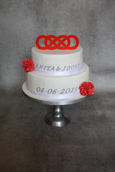Weddingcake - infinity-symbol - Cake by Bonzzz