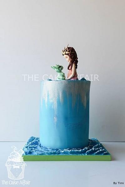 The Princess and the water Dragon - Cake by Designer Cakes By Timilehin