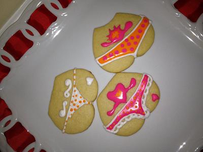 Sugar cookies. Perfect for a bachelor party.  - Cake by cssweetsntreats