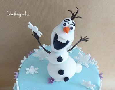 Olaf Cake - Cake by Julia Hardy