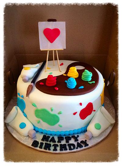 Painters cake - Cake by cakesbyjodi