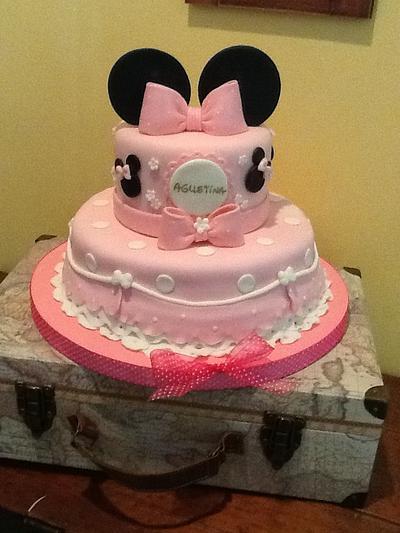 Minnie cake - Cake by CreacionesNancy
