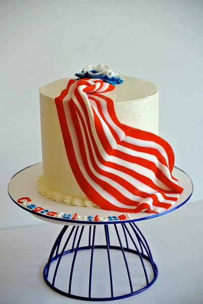 becoming a citizen - Cake by Magda's cakes