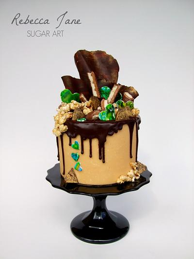 Cakescape - chocolate and salted caramel goodness! - Cake by Rebecca Jane Sugar Art