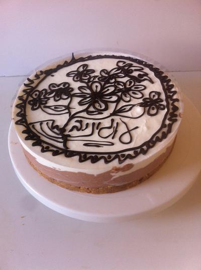 Moss cake panting whit chocolt - Cake by Nivo