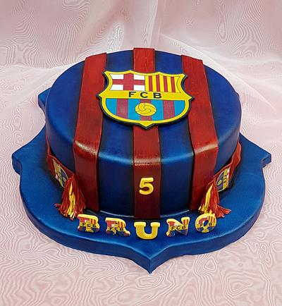FC Barcelona cake - Cake by Tirki