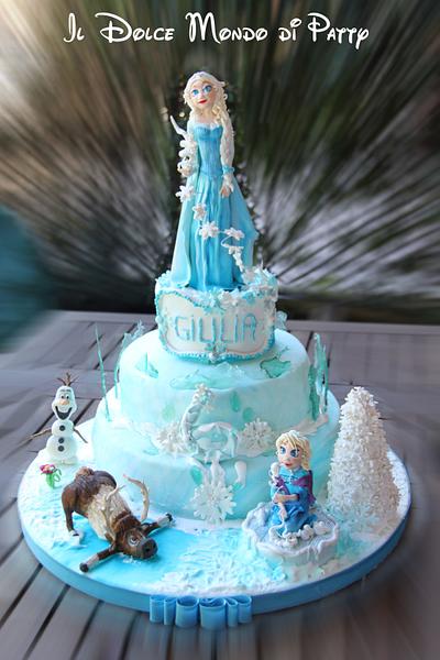 Elsa Olaf and Sven - Cake by Il Dolce Mondo di Patty