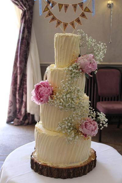 Textured Buttercream - Cake by Rosewood Cakes