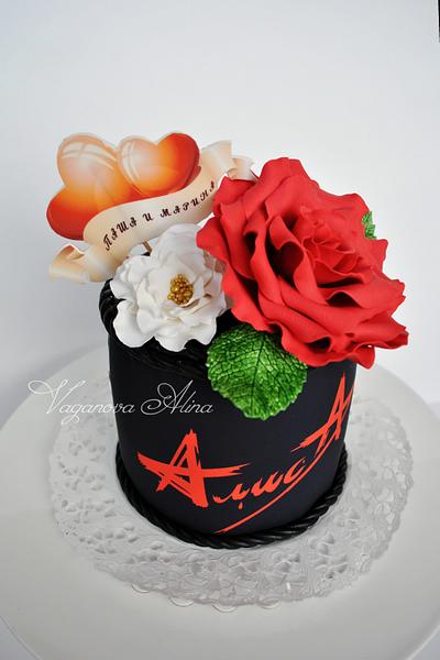  red rose cake - Cake by Alina Vaganova