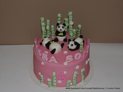Cute panda cake - Cake by Louise