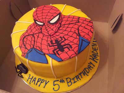 Spiderman cake - Cake by Sweetessa