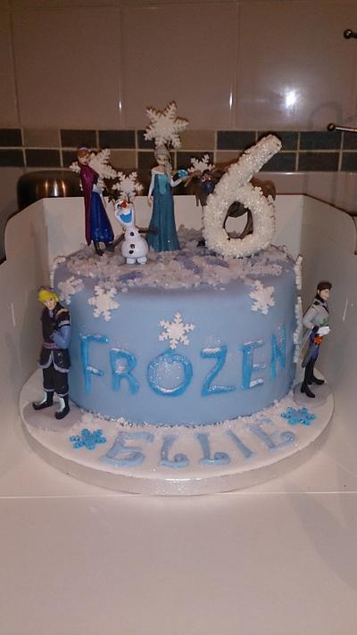 frozen cake - Cake by zoebeecher