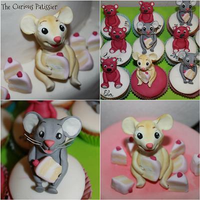 My army of mice and teddy bears - Cake by The Curious Patissier
