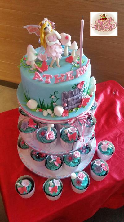 Fairy Themed Cake - Cake by Mel Sibuyo Durant 