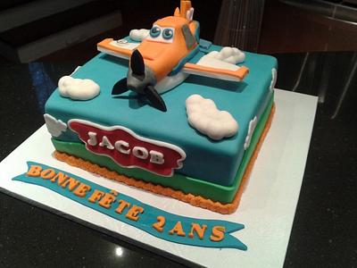 Dusty airplane cake  - Cake by Manon