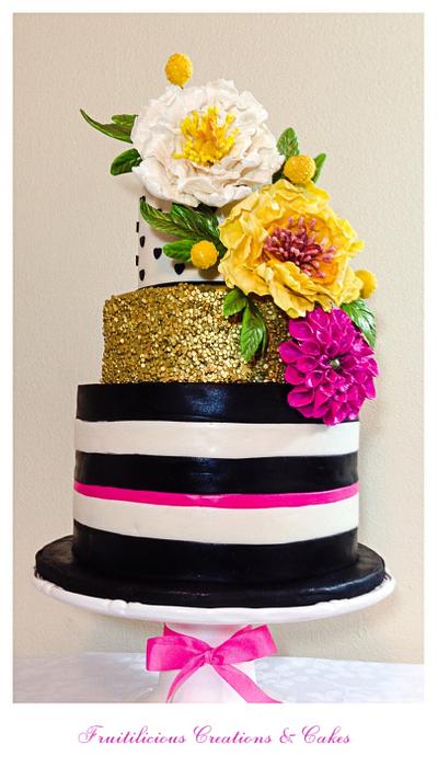 Rich Gold - Cake by Fruitilicious Creations & Cakes