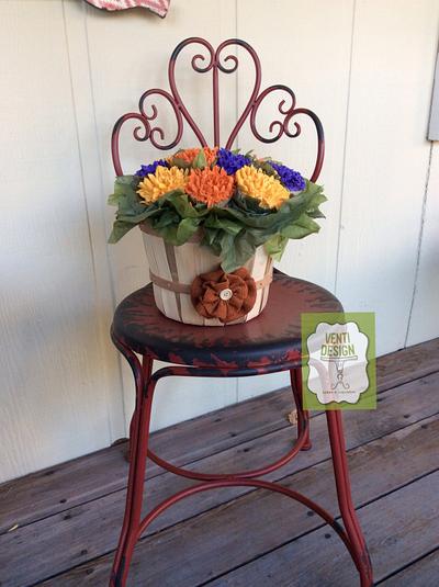 Fall cupcake bouquet - Cake by Ventidesign Cakes