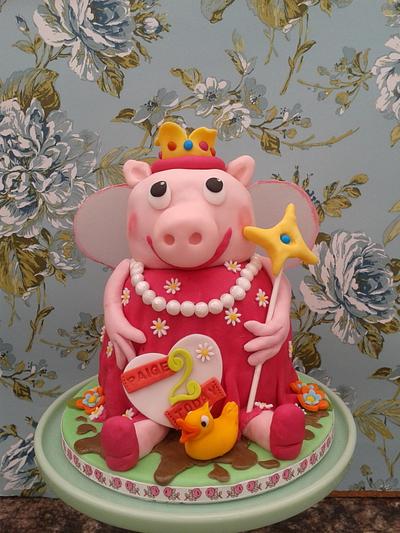 3D Peppa pig cake - Cake by Karen's Kakery