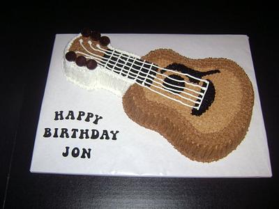 Guitar Birthday - Cake by vacaker