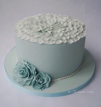 Elegant Ruffles - Cake by The Custom Cakery