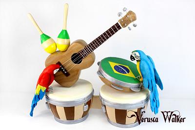 Brazilian Music - Cake by Verusca Walker