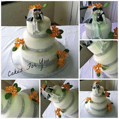 Wedding Cake - Cake by Migdalia Nieves