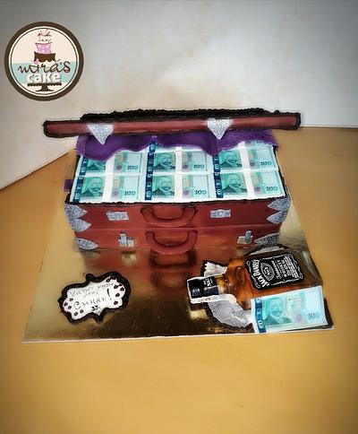 Money suitcase - Cake by Mira's cake