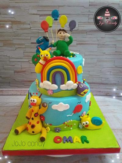 Baby TV cake by hala elsaady - Cake by Jojo