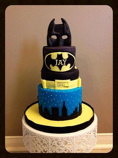 Im BATMAN - Cake by Jennifer Jeffrey