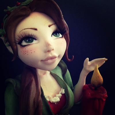My sweet Christmas elf.  - Cake by Cristina Sbuelz