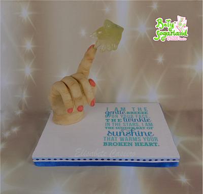 "Up in the Stars" - Sweet Art For World Light Day - Cake by Bety'Sugarland by Elisabete Caseiro 
