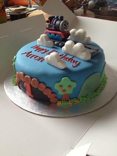 Thomas the Tank Engine cake - Cake by Julie Anderson