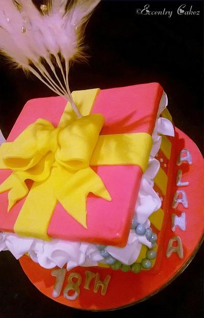 Open Gift Box Cake - Cake by Eccentry Cakez