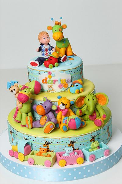 Darius and his toys - Cake by Viorica Dinu