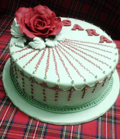 Red Rose - Cake by Sato Seran