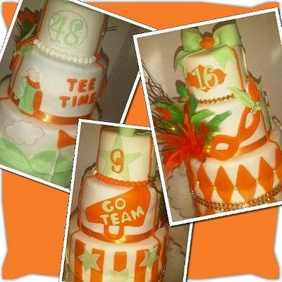 3 sided cake - Cake by Cindy