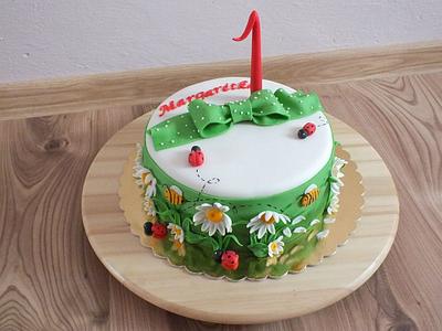 daisies for little girl - Cake by Janeta Kullová