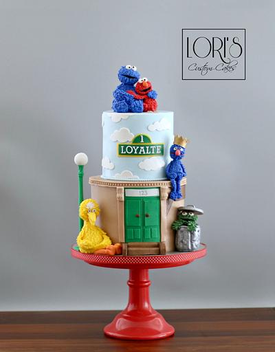 Sesame Street Cake  - Cake by Lori Mahoney (Lori's Custom Cakes) 