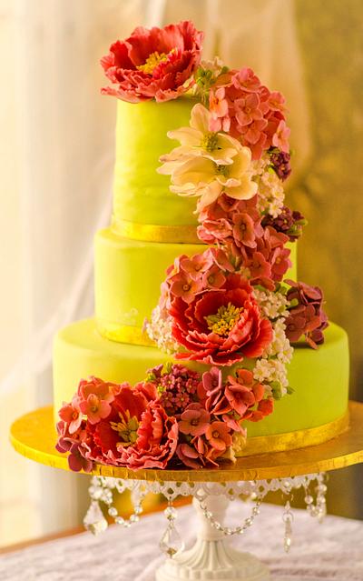 Floral delight - Cake by Prachi Dhabaldeb