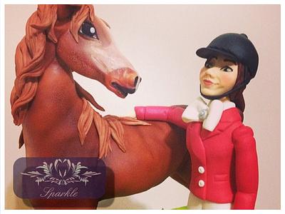 Wild horse and its new friend - Cake by Valeria Antipatico