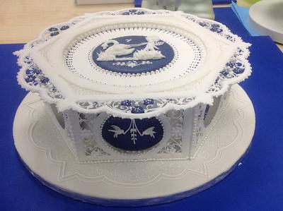 A Touch of Wedgwood - Cake by grace2013